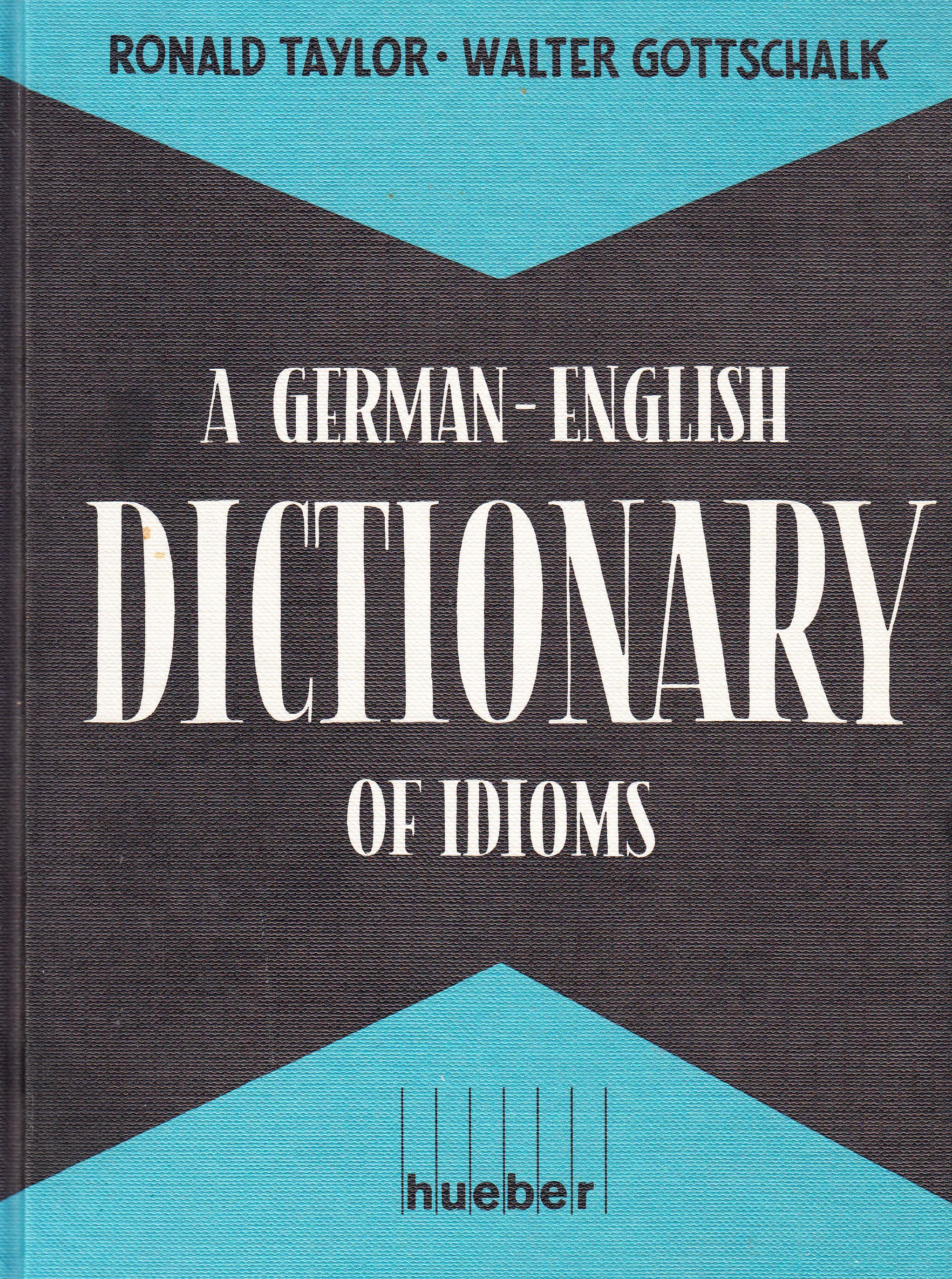 A German-English Dictionary of Idioms Reference Books