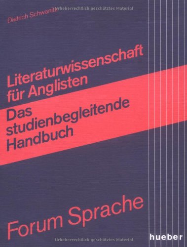 Literaturwissenschaft für Anglisten: Das studienbegleitende Handbuch Professional & Reference Books