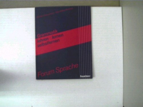 Grammatik lehren, lernen, selbstlernen - Zimmermann, Günther book