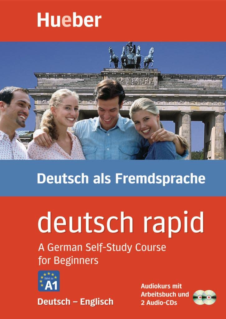 Deutsch rapid, 2 Cassetten und 2 Audio-CDs m. Begleitbuch, Deutsch-Englisch: A German Self-Study Course for Beginners / Paket – Deutsch-Englisch Foreign Languages ​​& Dictionaries