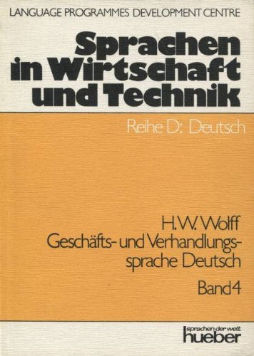 Eine harte Verkaufsverhandlung, Lerneinheit 4 Books