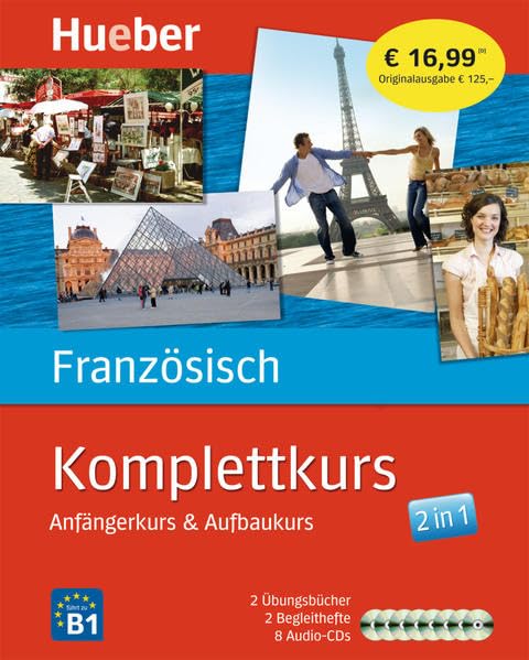Komplettkurs Französisch: Anfängerkurs & Aufbaukurs / Paket: 2 Übungsbücher + 8 Audio-CDs Learning & Reference