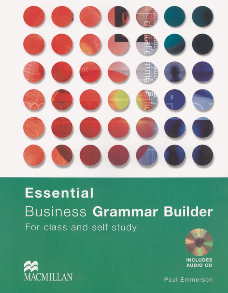 Product Image: Essential Business Grammar Builder: For class and self study / Student’s Book with Audio-CD