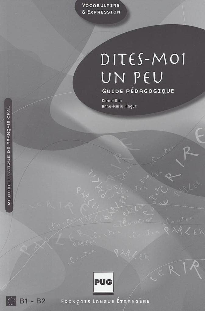 Product Image: Dites-moi un peu...