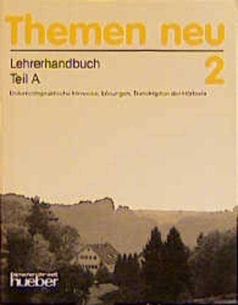 Themen neu 2. Lehrwerk für Deutsch als Fremdsprache: Themen neu, 3 Bde., Lehrerhandbuch (Themen Neu - Level 2) Education & Training