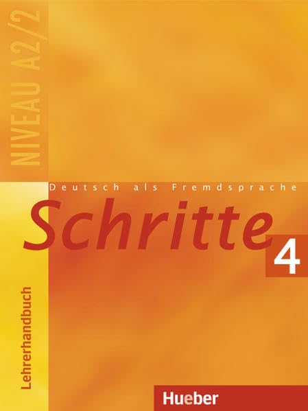 Schritte 4. Lehrerhandbuch Education & Training