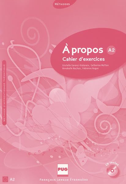 À propos A2. Cahier d'exercices Learning & Reference