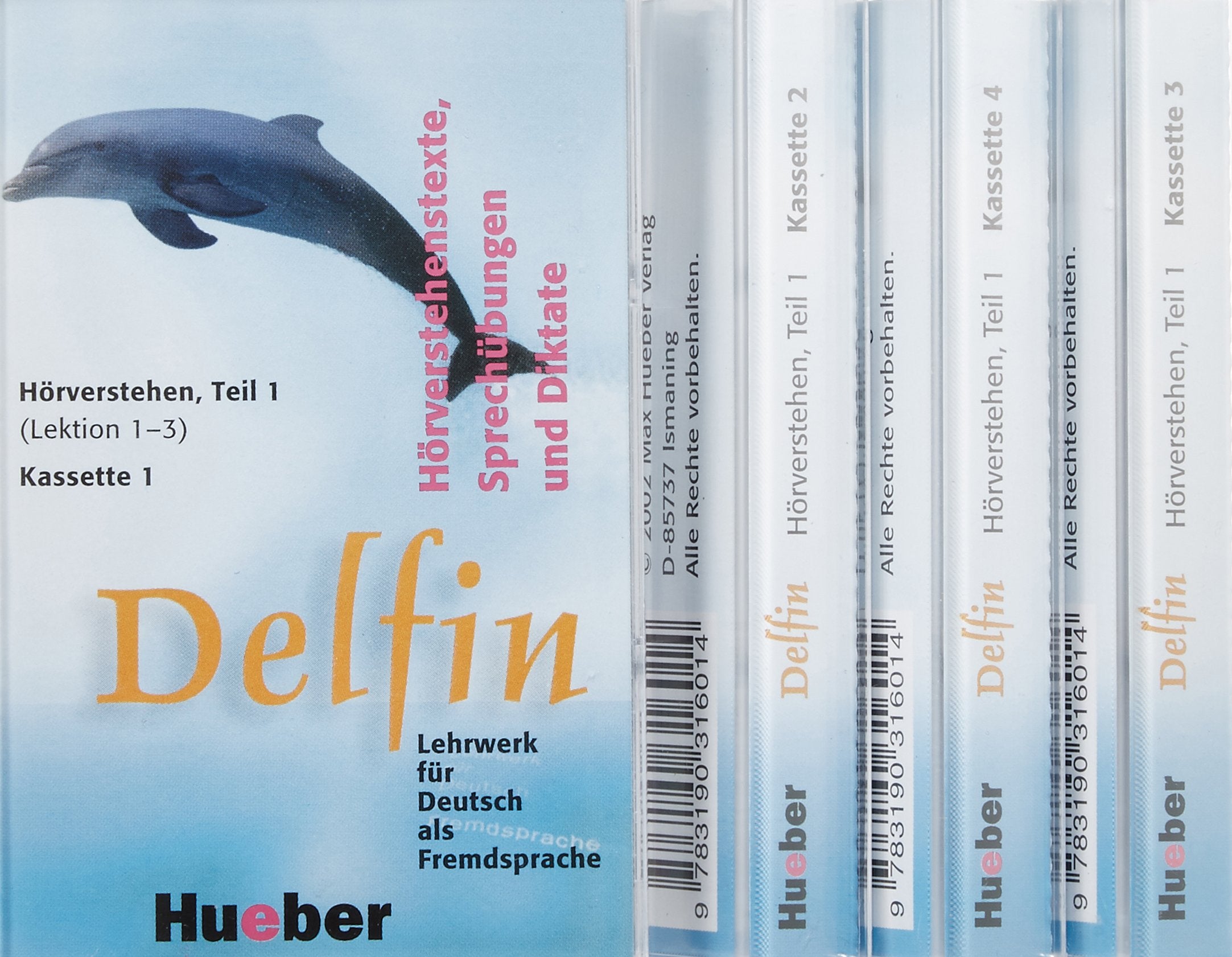 Delfin, neue Rechtschreibung, Hörverstehen, 4 Cassetten: Hörverstehenstexte, Sprechübungen und Diktate Foreign Languages ​​& Dictionaries