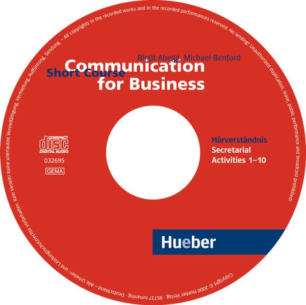 Communication for Business. Short Course. CD Study Guides