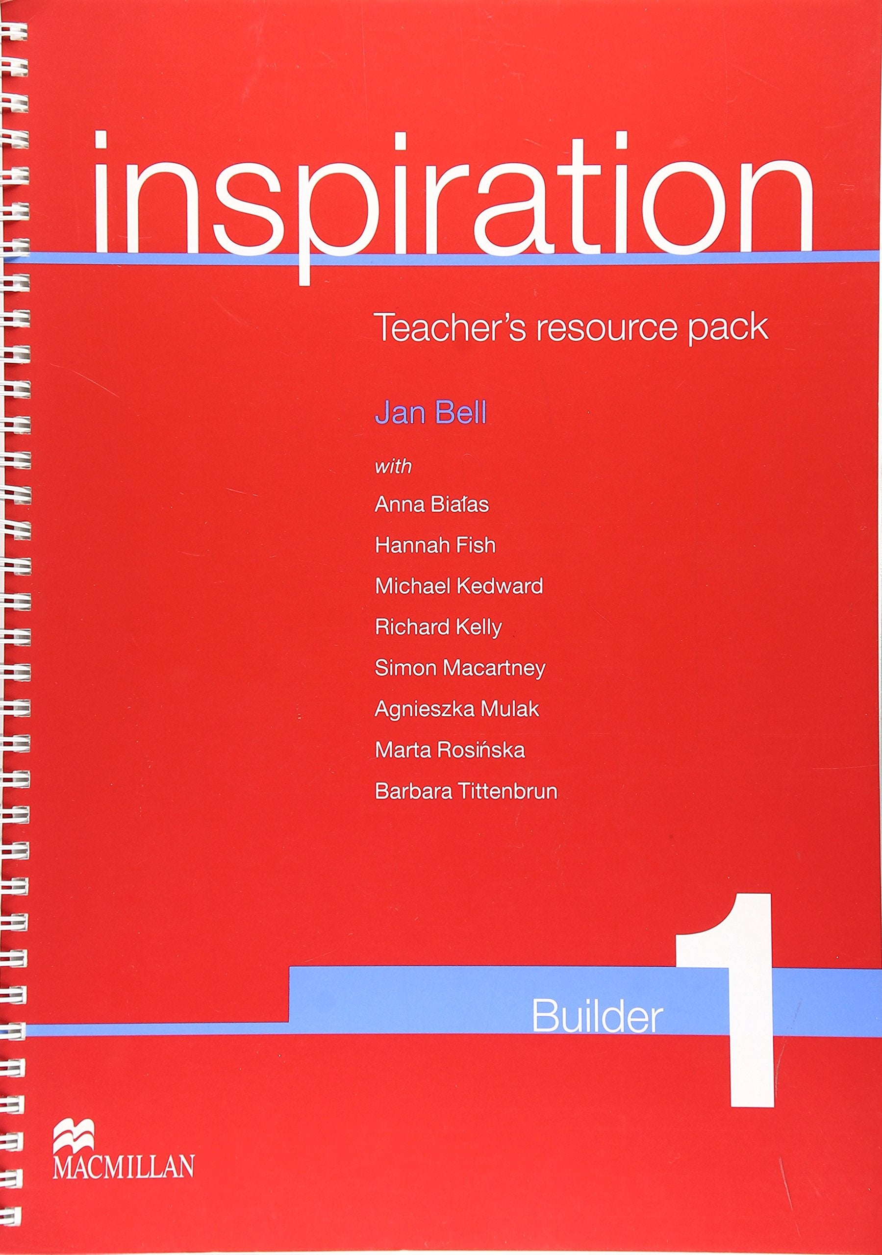 Inspiration. Teacher's resource pack. Level 1 Builder book