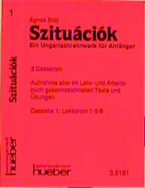 Szituációk. Ein Ungarischlehrwerk für Anfänger: Szituaciok, 3 Cassetten: Aufnahme aller im Lehr- u. Arbeitsbuch gekennzeichn. Texte u. Übungen. 139 Min.. Learning & Reference