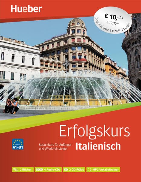 Erfolgskurs Italienisch. Paket: 2 Übungsbücher + 4 Audio-CDs + 2 CD-ROMs Foreign Languages ​​& Dictionaries