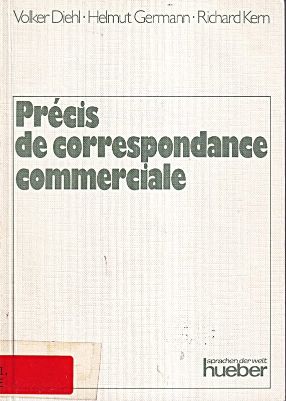 Precis de correspondance commerciale Study Guides