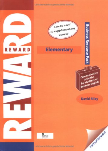 Reward, Elementary, Business Resource Pack Education & Training
