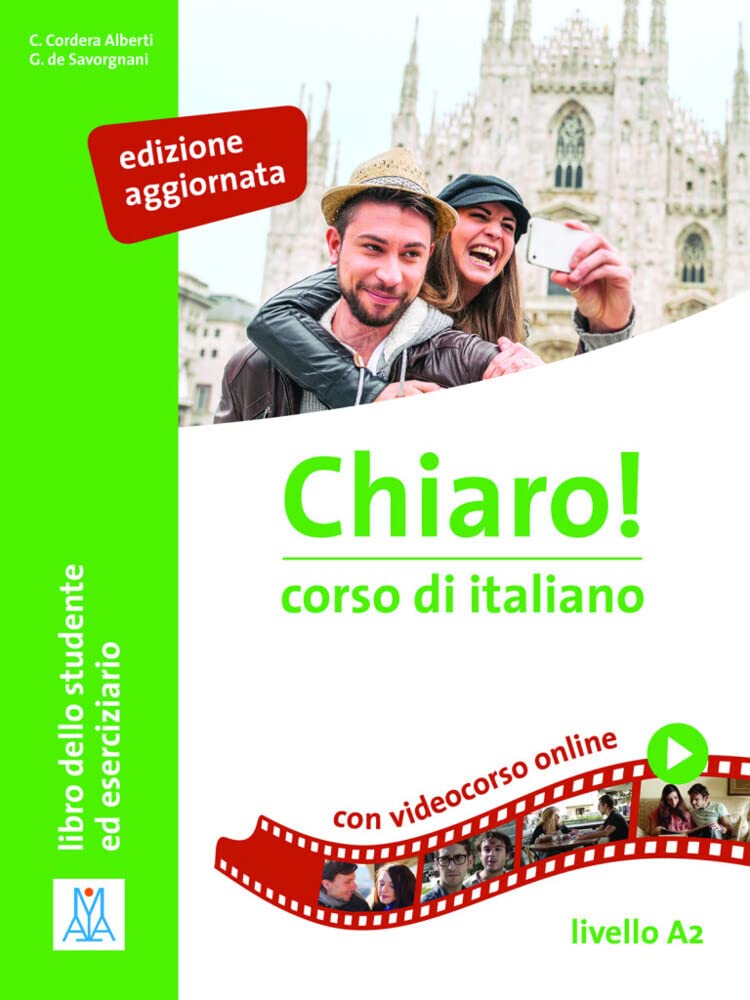 Chiaro! A2, einsprachige Ausgabe – edizione aggiornata: corso di italiano / Kurs- und Arbeitsbuch (Chiaro! – Nuova edizione) Foreign Languages ​​& Dictionaries