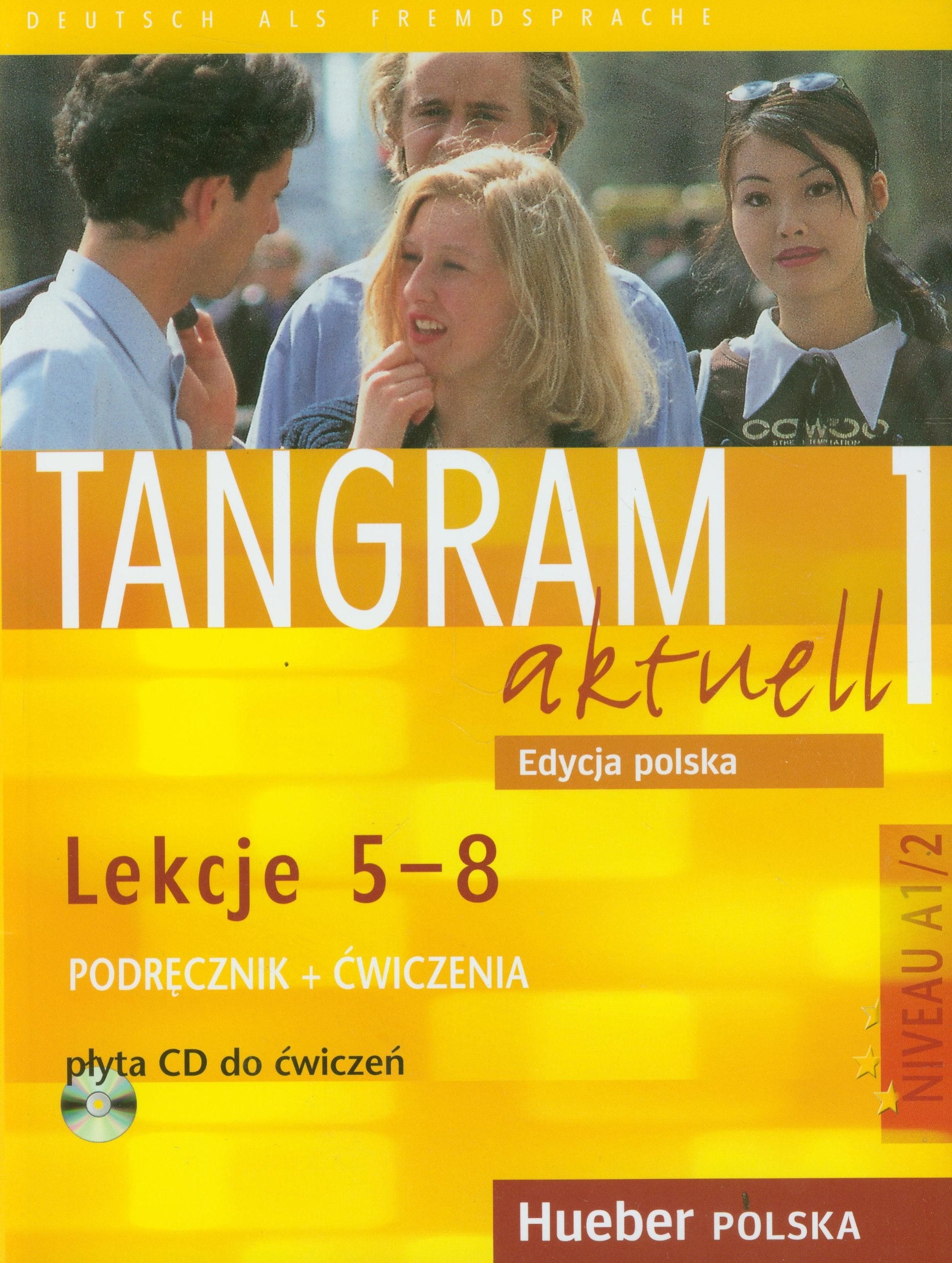 Kursbuch + Arbeitsbuch, Lektion 5-8, Polnische Ausgabe: Niveau A1/2 (Tangram) Foreign Languages ​​& Dictionaries