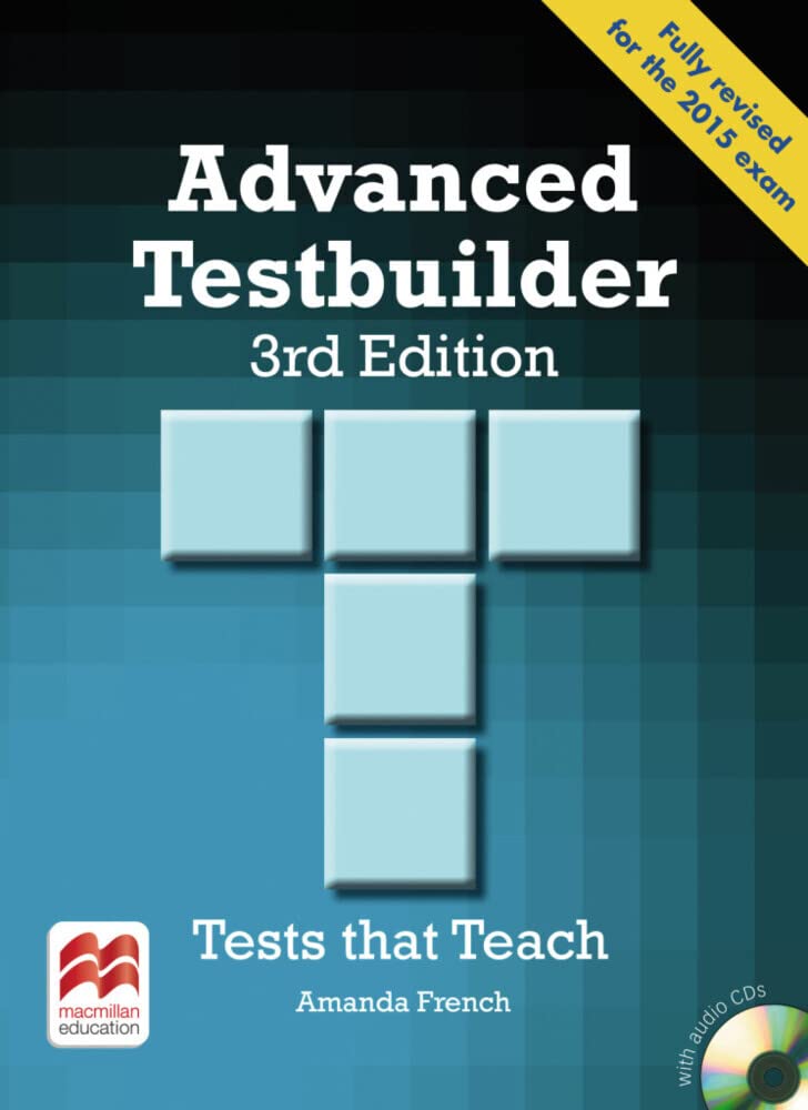 Product Image: Advanced Testbuilder: 3rd Edition (2015).Tests that Teach / Student’s Book with 2 Audio-CDs (without Key)