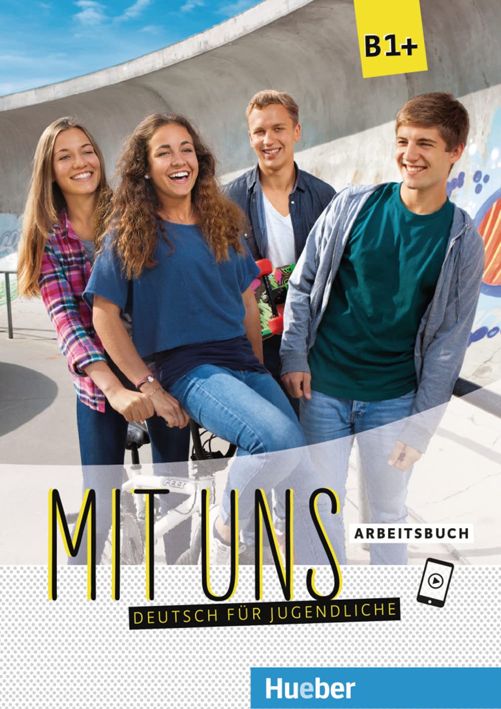 Mit uns. Deutsch für Jugendliche. Arbeitsbuch. Ediz. per l'Italia. Per le Scuole superiori. Con ebook. Con espansione online. B1+ (Vol. 1) book
