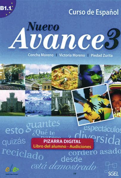 Nuevo Avance 3: Curso de Español / Pizarra digital – Material für Whiteboard und PC Foreign Languages ​​& Dictionaries
