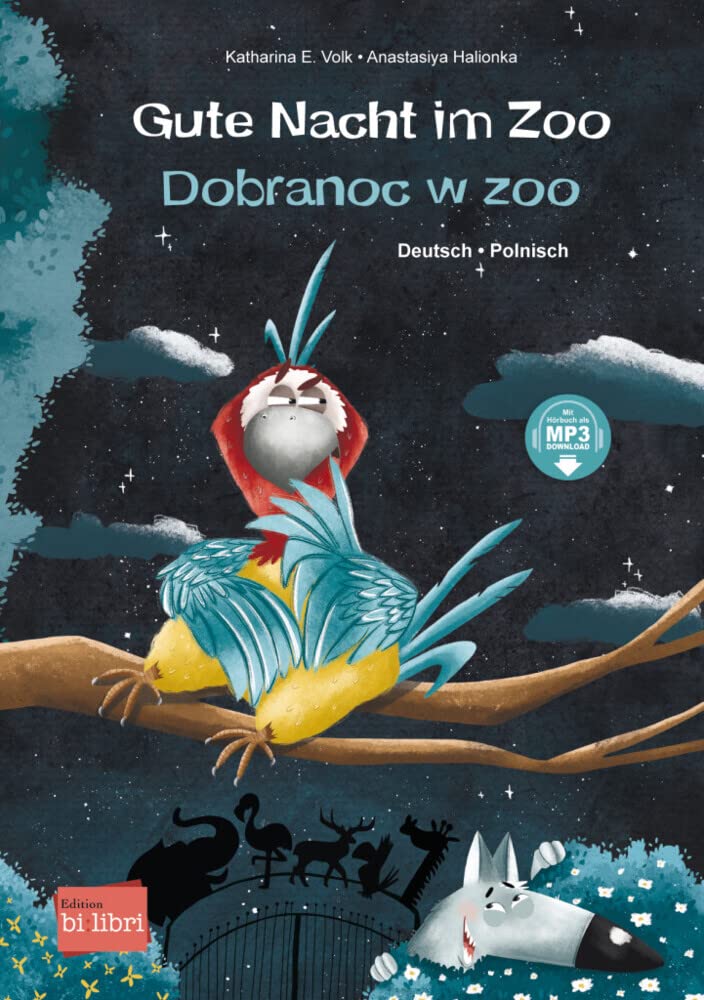 Gute Nacht im Zoo. Deutsch-Polnisch Children's books