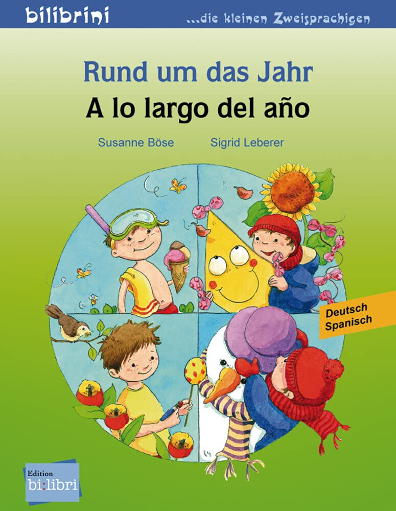 Rund um das Jahr. Kinderbuch - A lo largo ddel ano Children's books