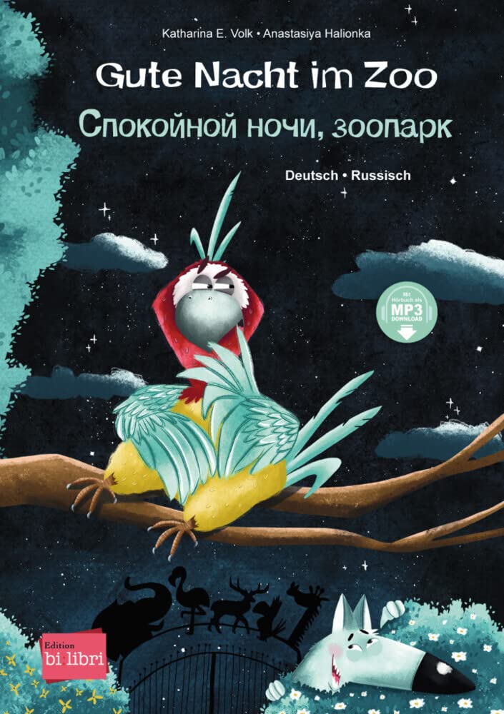 Gute Nacht im Zoo. Deutsch-Russisch Children's books