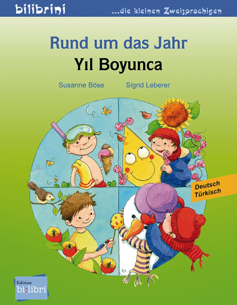 Rund um das Jahr. Kinderbuch Deutsch-Türkisch Children's books