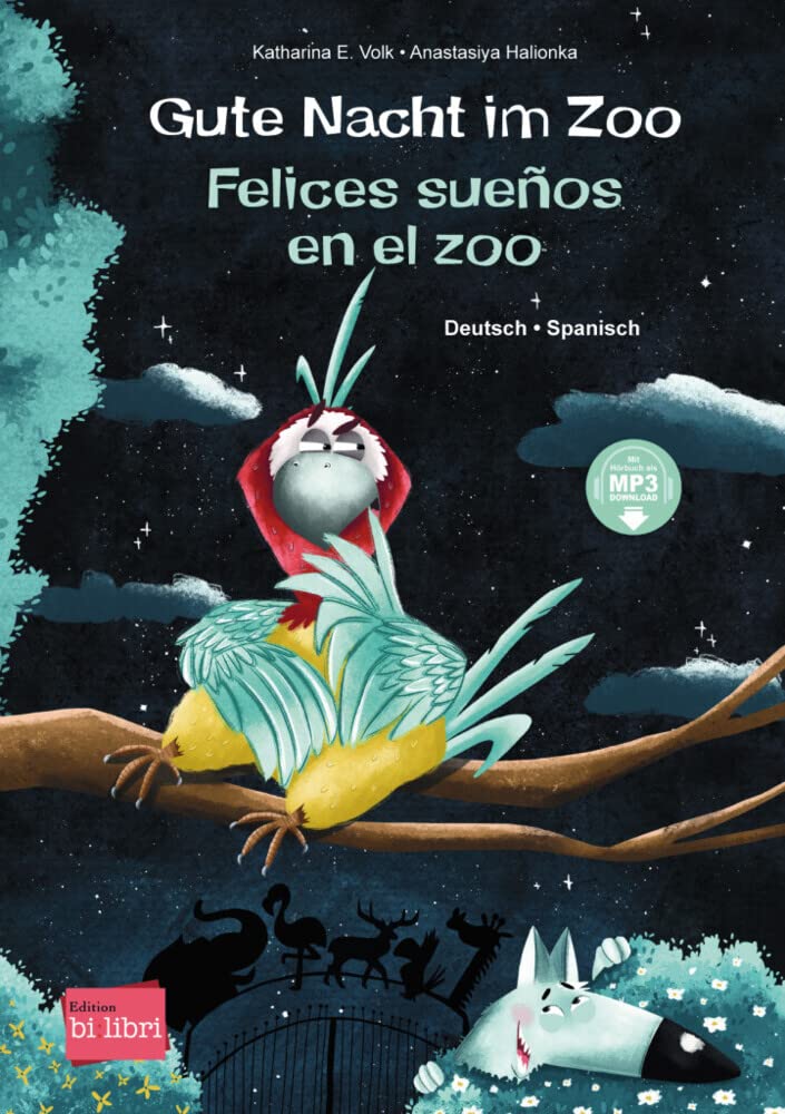 Gute Nacht im Zoo. Deutsch-Spanisch Children's books