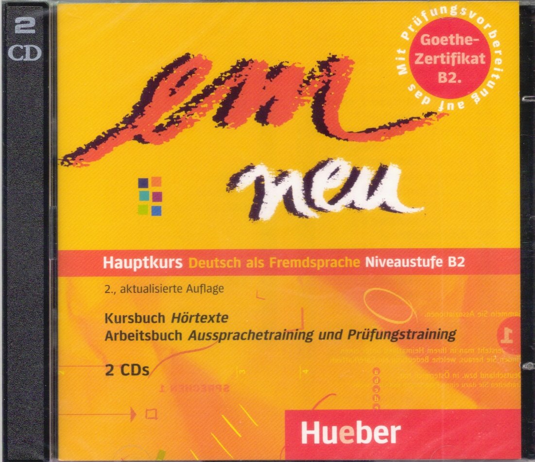 em neu. Ausgabe in drei Bänden. Deutsch als Fremdsprache / em neu Hauptkurs: Deutsch als Fremdsprache - Niveaustufe B2 - 2., aktualisierte Auflage.Deutsch als Fremdsprache / 2 Audio-CDs Foreign Languages ​​& Dictionaries