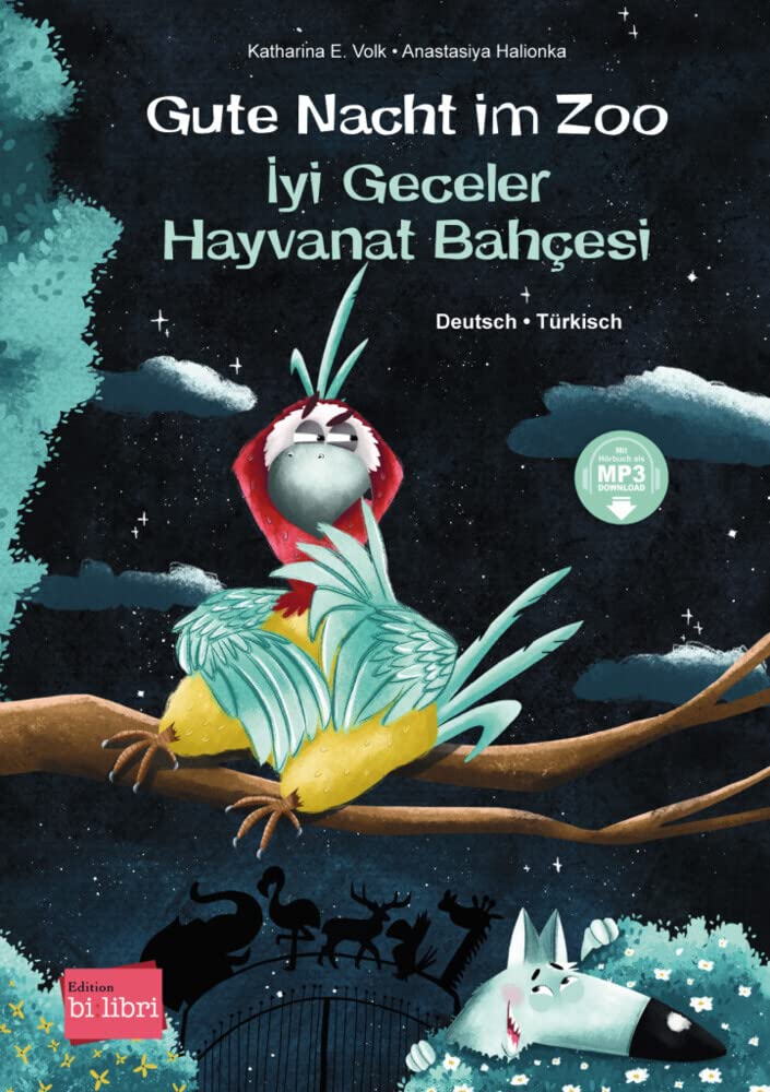 Gute Nacht im Zoo. Deutsch-Türkisch Children's books