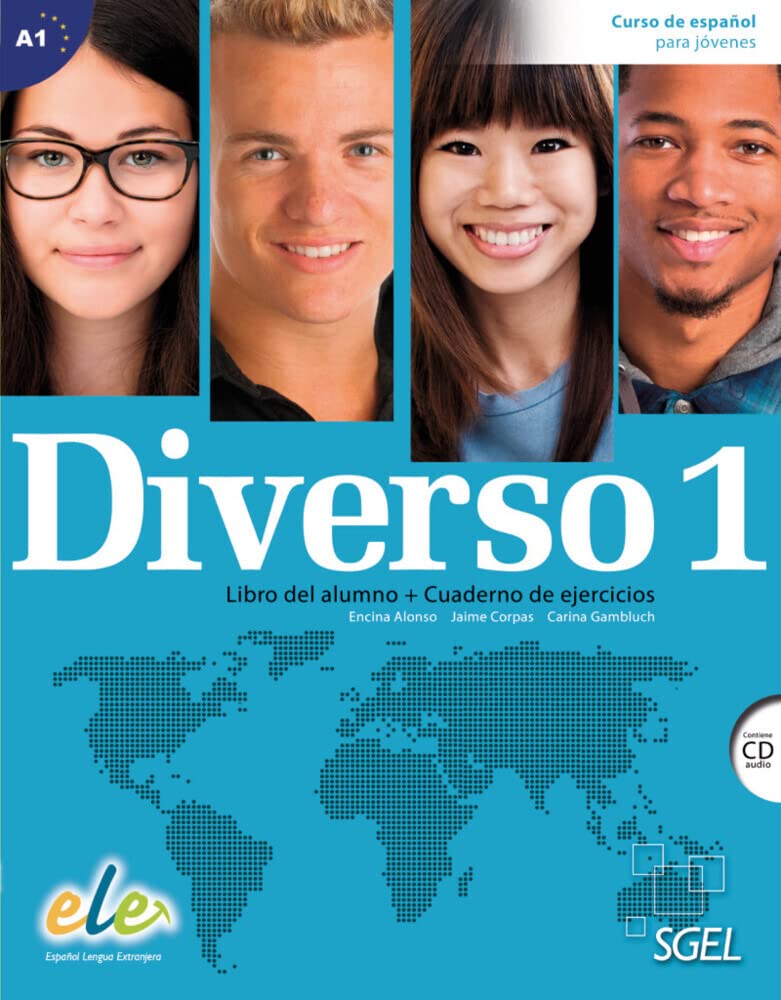 Diverso 01 Kurs- und Arbeitsbuch mit MP3-CD: Curso de español para jóvenes book