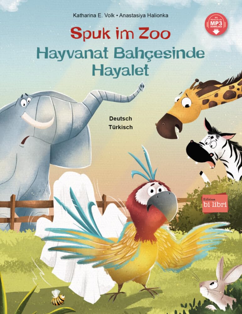 Spuk im Zoo (Deutsch-Türkisch) Foreign Languages ​​& Dictionaries