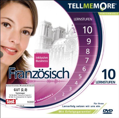 TELL ME MORE® Performance – 10 Lernstufen, Französisch: Bonus Edition inkl. Business-DVD / DVD-ROM für PC inklusive Headset plus Business DVD-ROM Politics & History