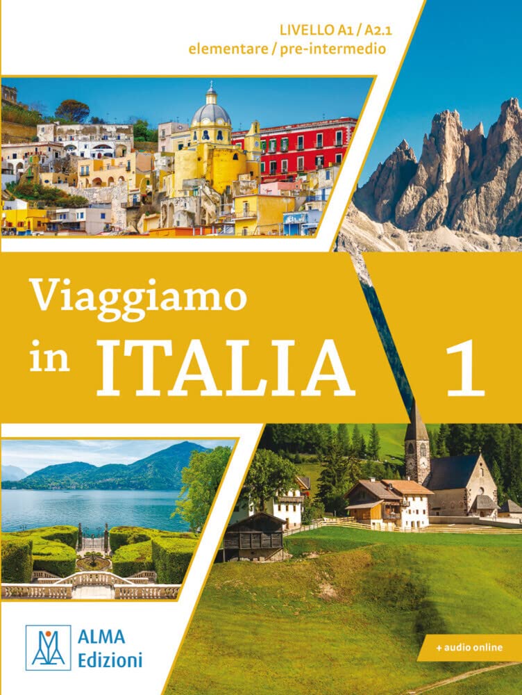 Viaggiamo in Italia A1 - A2.1: Kursbuch mit integriertem Arbeitsbuch + Audios online Foreign Languages ​​& Dictionaries
