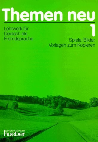 Themen neu 1 - Ausgabe in drei Bänden. Lehrwerk für Deutsch als Fremdsprache: Themen neu, 3 Bde., Spiele, Bilder, Vorlagen zum Kopieren, neue Rechtschreibung Education & Training