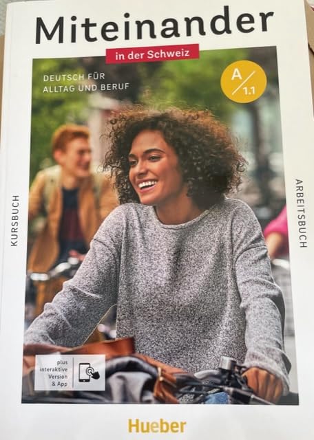 Deutsch-Kursbuch für Erwachsene, Miteinander in der Schweiz A/1.1, optimal für Alltag und Beruf auf Niveau A1 Foreign Languages ​​& Dictionaries