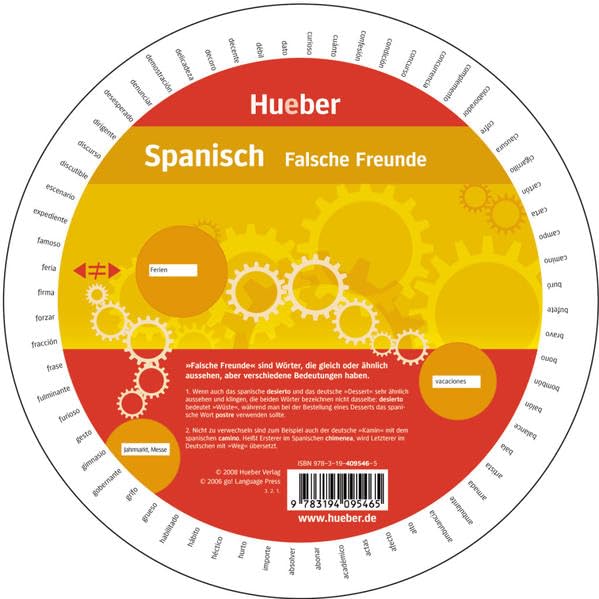 Spanisch – Falsche Freunde: Wheel – Spanisch – Falsche Freunde General education