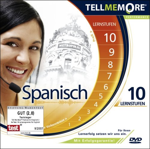 Product Image: Tell me More Performance Version 9.0 Spanisch - 10 Lernstufen