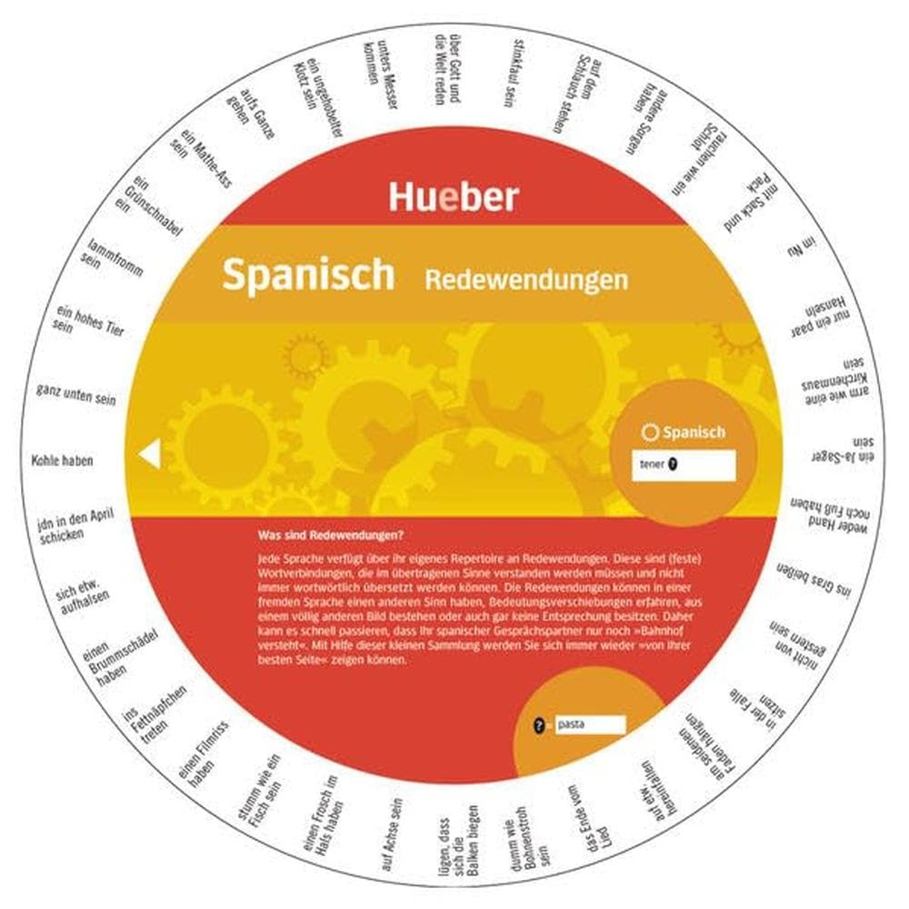 Wheel – Spanisch – Redewendungen Foreign Languages ​​& Dictionaries