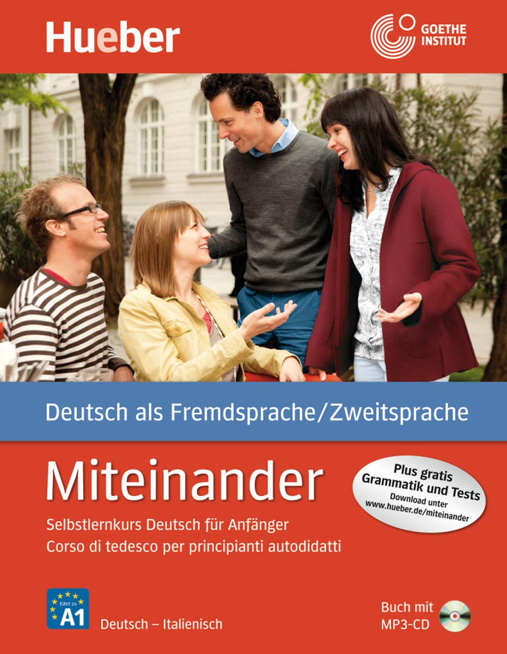 Miteinander Italienische Ausgabe: Selbstlernkurs Deutsch für Anfänger – Corso di tedesco per principianti autodidatti / Buch mit 1 Audio-CD im MP3-Format Foreign Languages ​​& Dictionaries