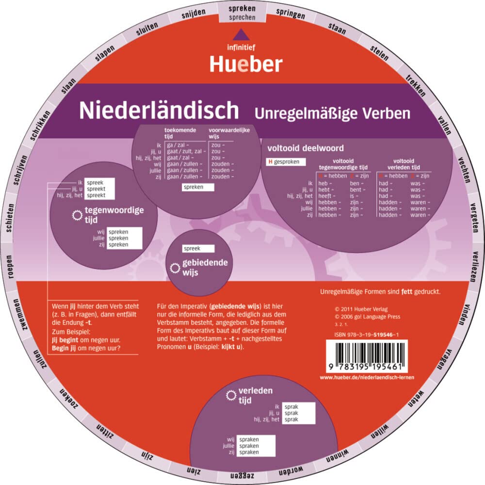 Wheel - Niederländisch - Unregelmäßige Verben book