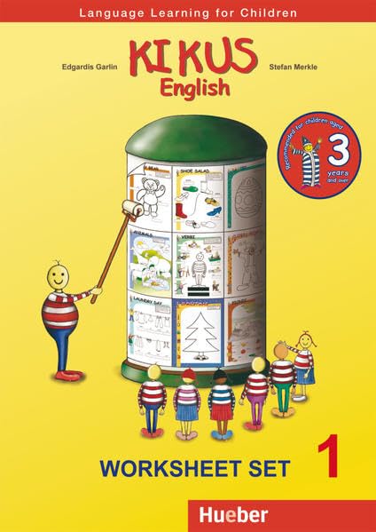 KIKUS Englisch: Language Learning for Children.English as a foreign language / Worksheet Set 1 (KIKUS ENGLISH) Foreign Languages ​​& Dictionaries