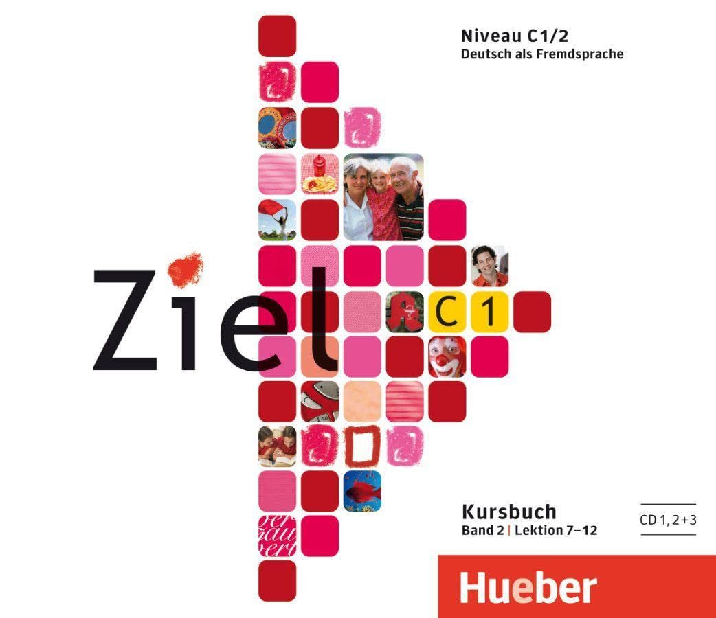 Ziel C1, Band 2, Lektion 7–12: Deutsch als Fremdsprache / 3 Audio-CDs zum Kursbuch Foreign Languages ​​& Dictionaries