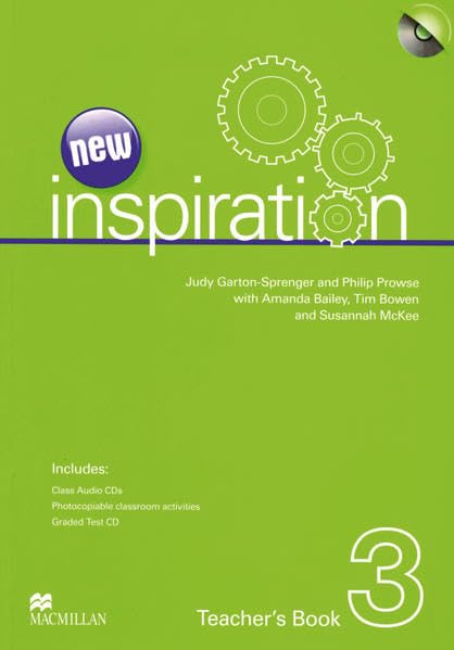 New Inspiration: Level 3 / Teacher’s Book with Test-CD-ROM and 3 Audio-CDs Learning & Reference