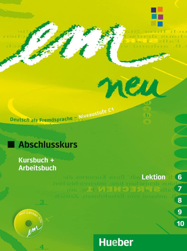 em neu 2008 Abschlusskurs Kursbuch, Arbeitsbuch , Lektion 6 -10 mit Arbeitsbuch-Audio-CD Foreign Languages ​​& Dictionaries