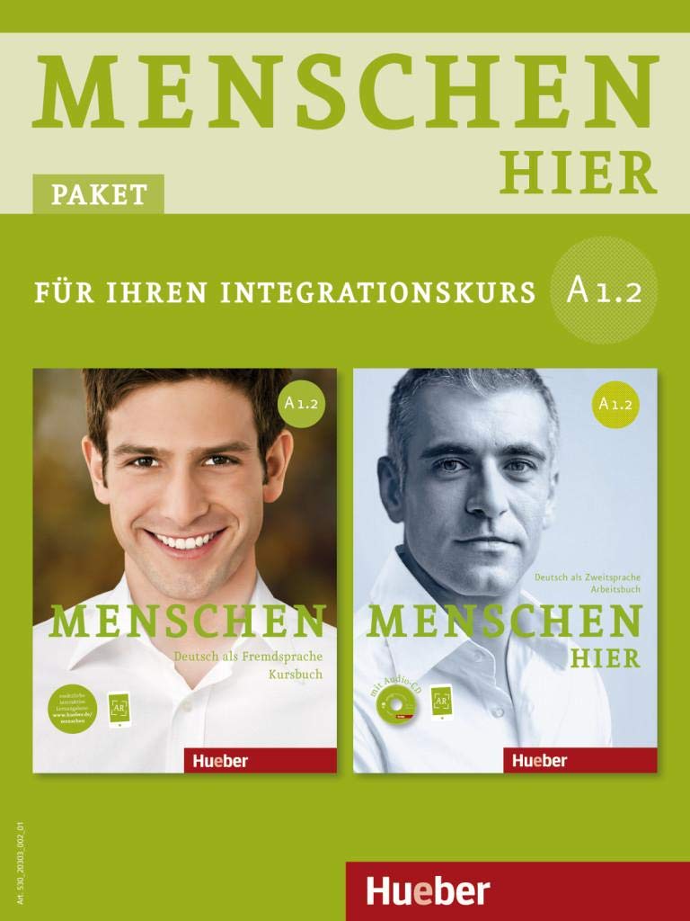 Menschen hier A1.2: Deutsch als Zweitsprache / Paket: Kursbuch Menschen und Arbeitsbuch Menschen hier mit Audio-CD Foreign Languages ​​& Dictionaries