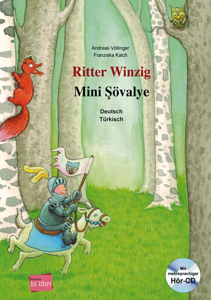 Ritter Winzig: Kinderbuch Deutsch-Türkisch mit mehrsprachiger Audio-CD (Bilibri) Non-fiction