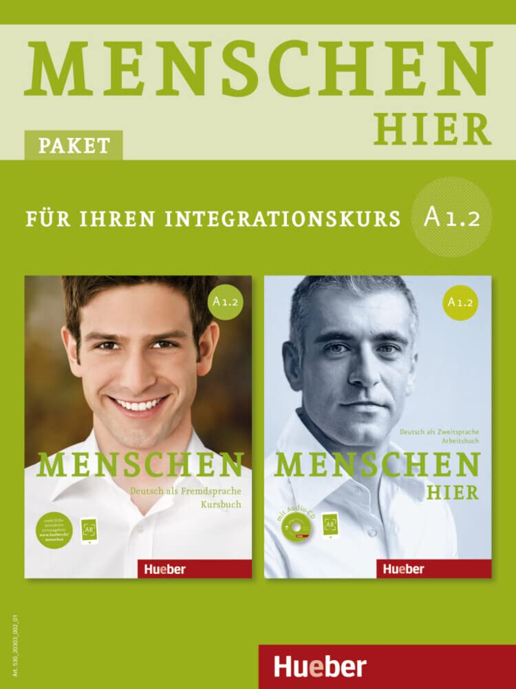 Menschen hier A1.2: Deutsch als Zweitsprache / Paket: Kursbuch Menschen und Arbeitsbuch Menschen hier mit Audio-CD Learning & Reference