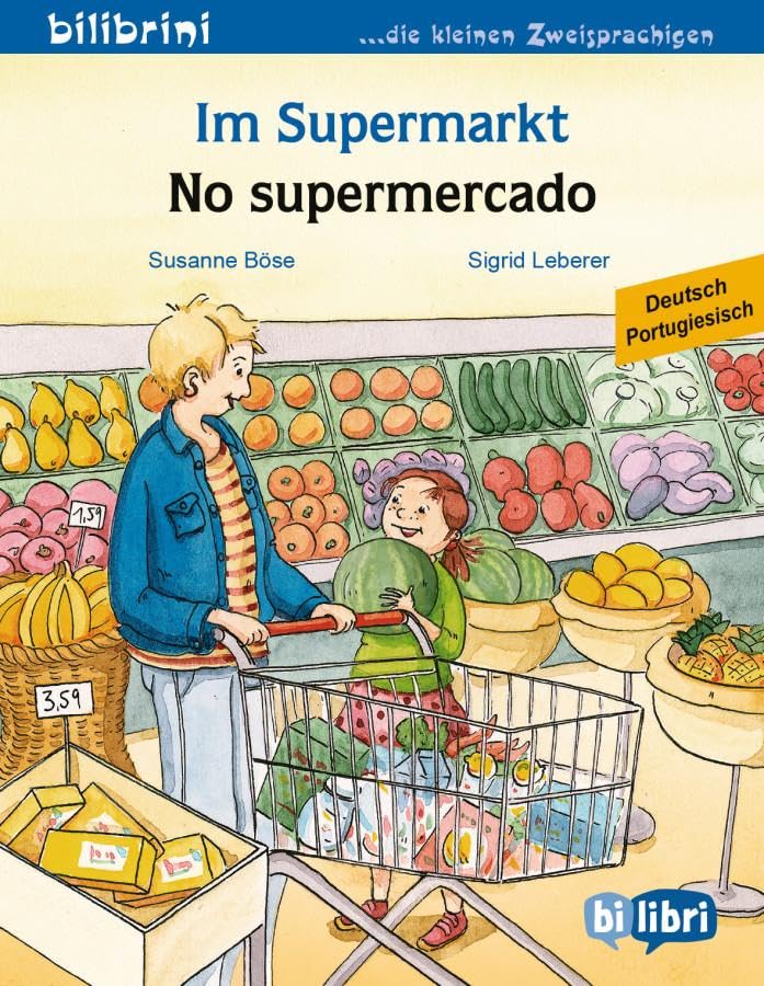 Im Supermarkt (Deutsch-Portugiesisch) Foreign Languages ​​& Dictionaries