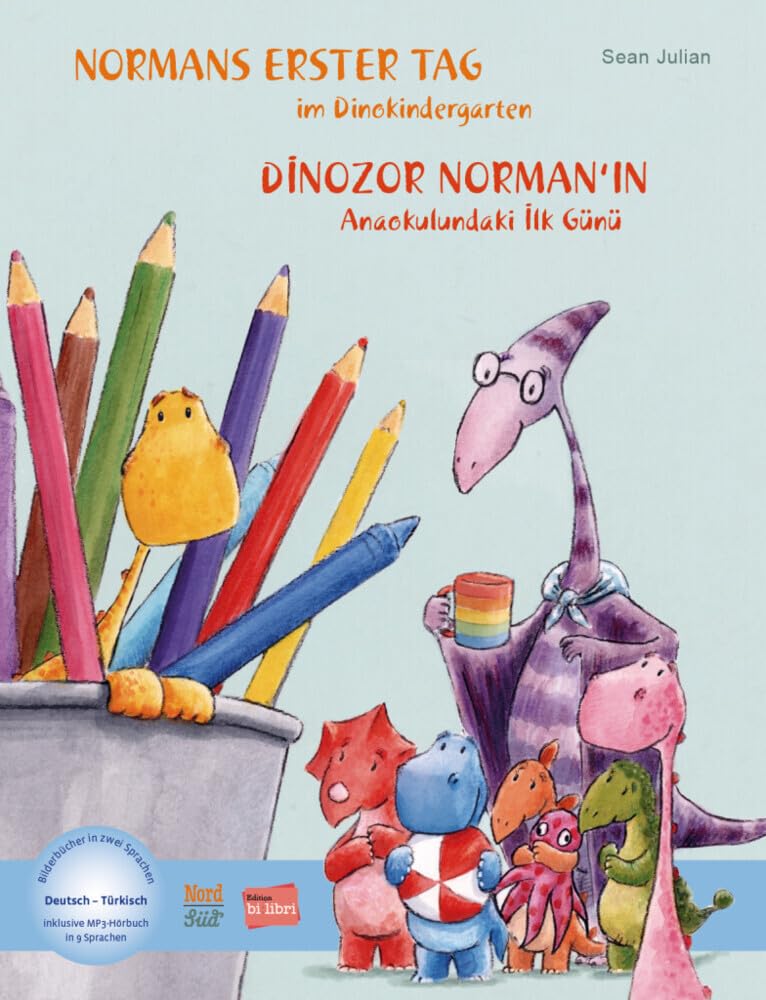 Normans erster Tag im Dinokindergarten (Deutsch-Türkisch) Foreign Languages ​​& Dictionaries